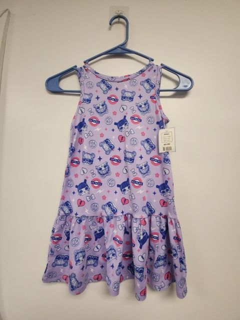 Purple LOL Dress, 4-5 G