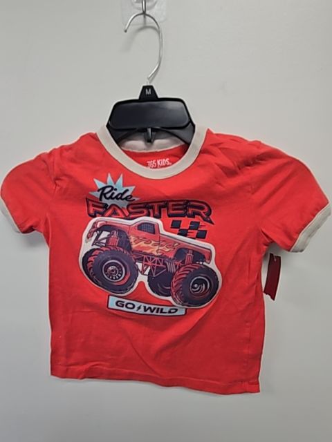 Red/Tan Monster Truck Garanimals Shirt, 4T B