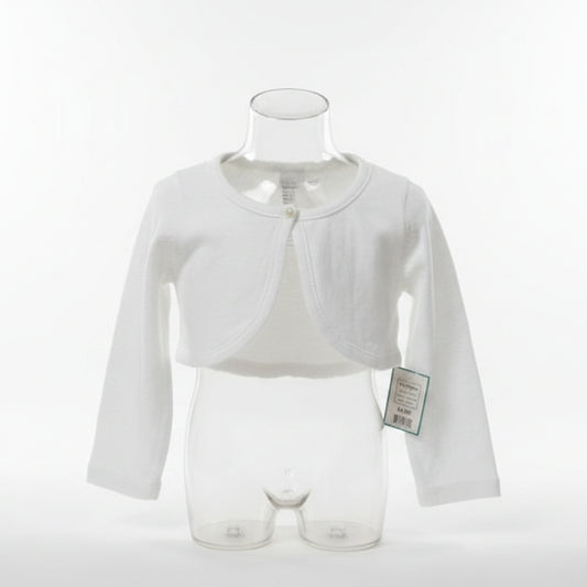 White Cherokee Cardigan, 18M G