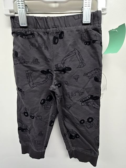Grey Construction Carters Pants, 12M B