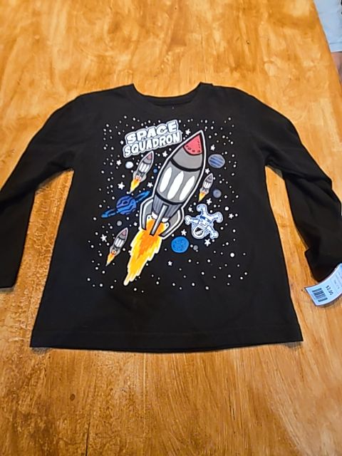 Black Rocket Garanimals Longsleeve Shirt, 5T B