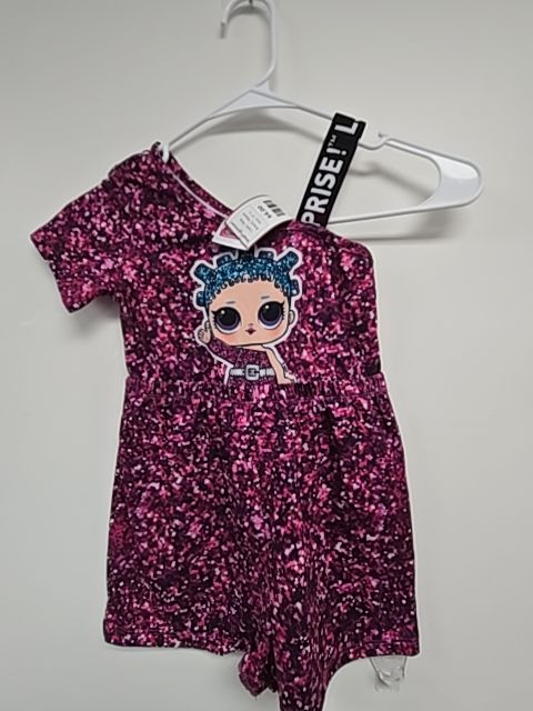 Pink Patpat Short Romper, 5T G