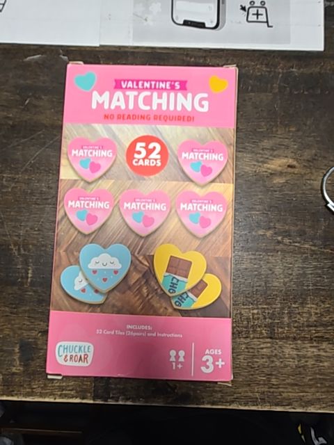 Chuckle & Roar Valentines Matching Game