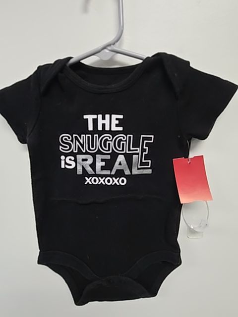 Black The Snuggle Is Real Wonder Nation Onesie, 3M B