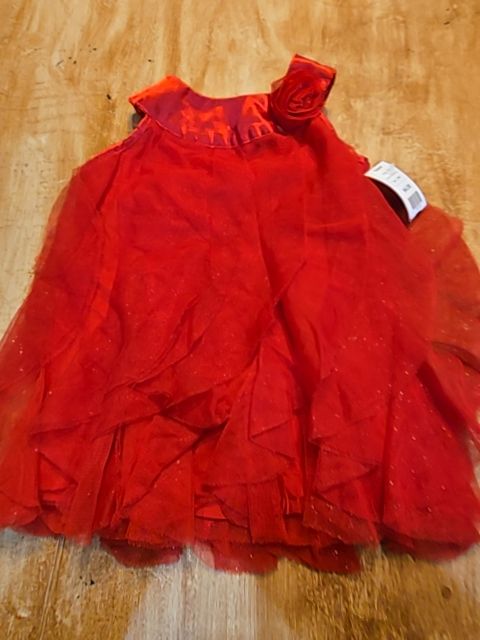 Red Healthtex Dress, 18M G