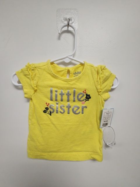 Yellow Little Sister Carters Shirt, 3M G