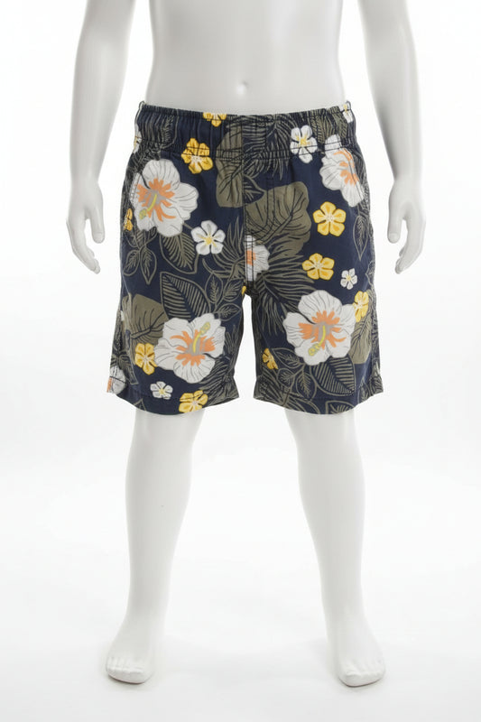 Navy/Yellow/White Gymboree Shorts, 4T B