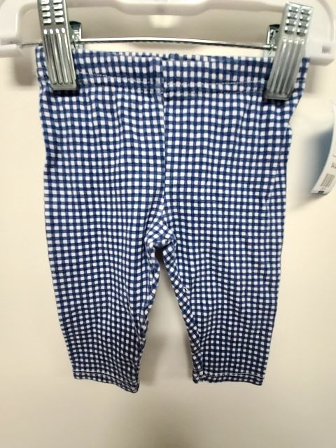 Blue/White Plaid Carters Pants, NB G