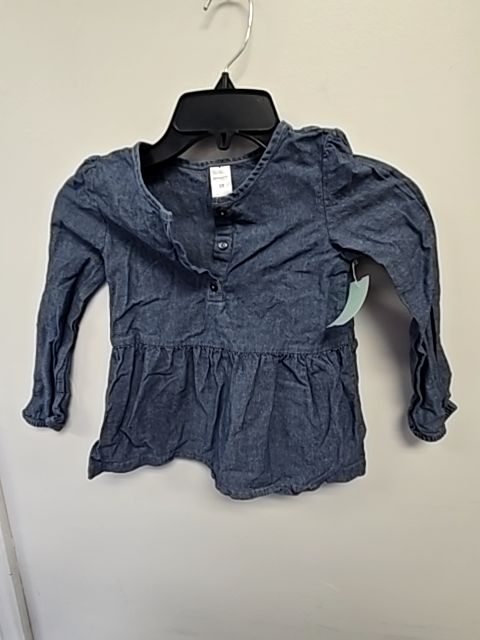 Denim Carters Longsleeve Shirt, 5T G