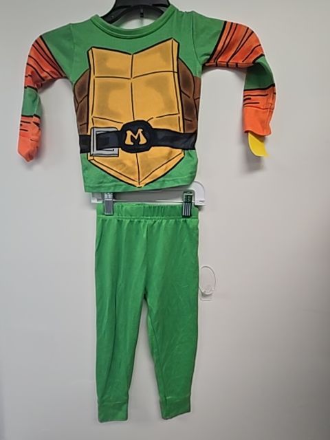 Green Teenage Mutant Ninja Turtles Pjs, 3T B