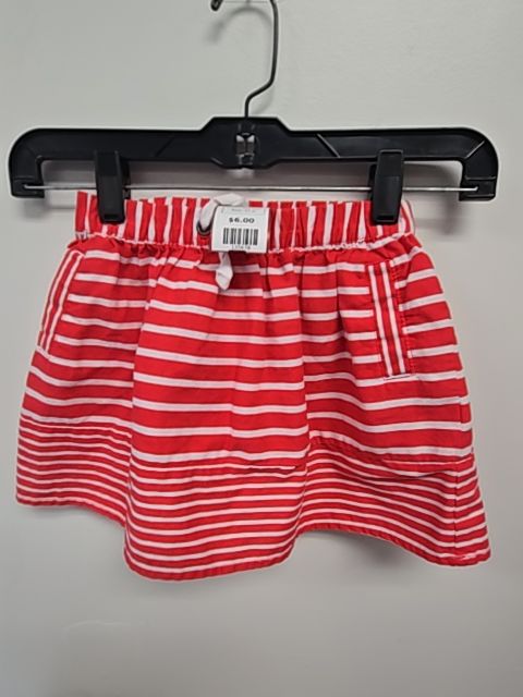 Red/White Striped OshKosh Skirt, 5T G