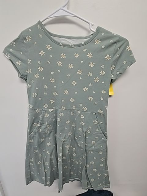 Green/Yellow Flowers Wonder Nation Dress, 7 G