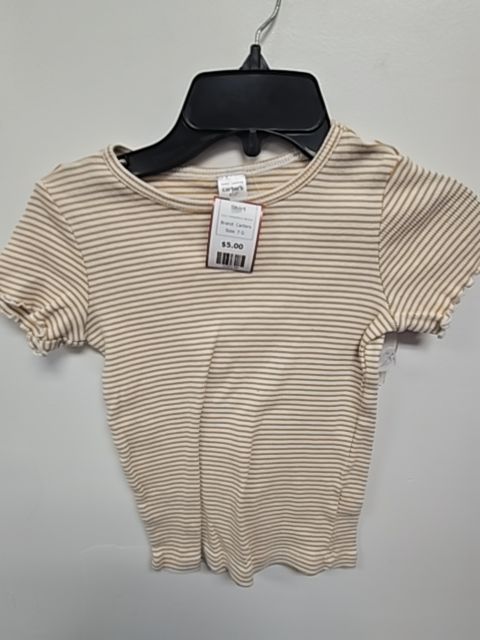 White/Yellow Striped Carters Shirt, 7 G