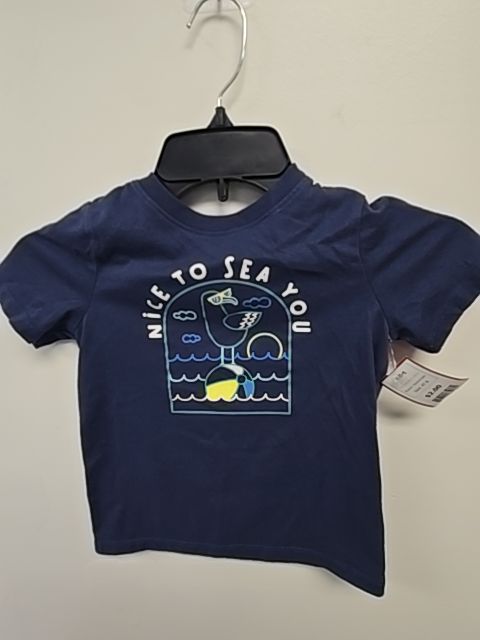 Navy Nice To Sea You Garanimals Shirt, 4T B
