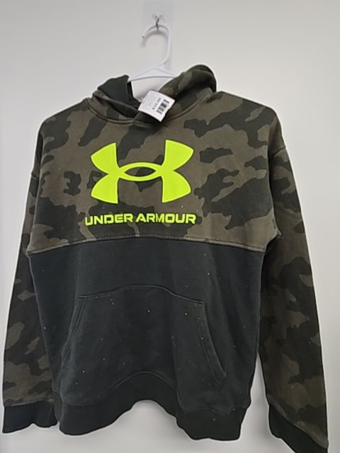 Green Camo Under Armour Hoodie, 14 B