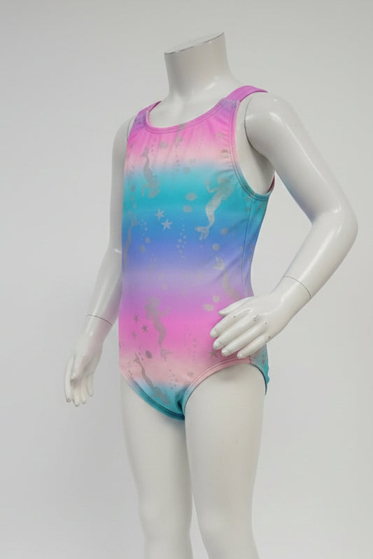 Blue/Purple Mermaid  Swim Suit, 6 G