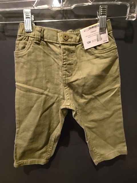 Green Oshkosh Pants, 12M B