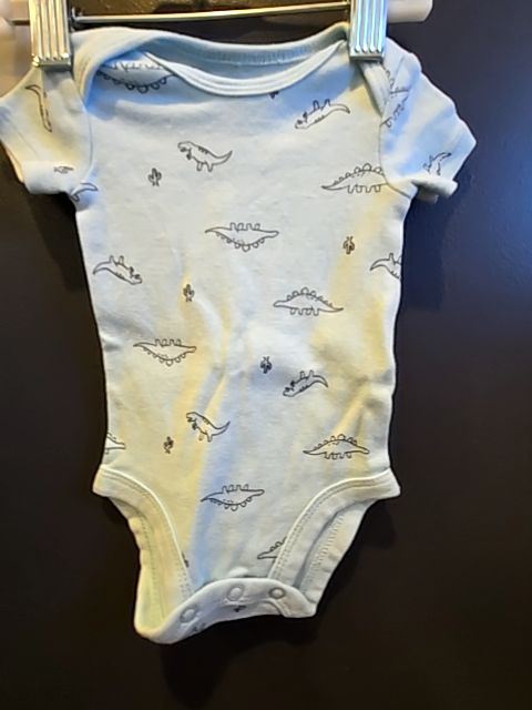 Blue Carters Dinosaur onesie, NB B