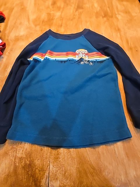 Navy/Blue Garanimals Longsleeve Shirt, 5T B