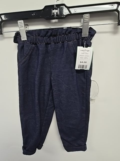Blue Carters Leggings, 12M G
