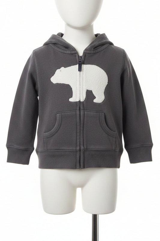 Grey/White Polar Bear Little Wonders Jacket, 6M B