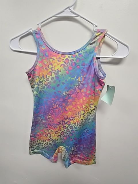 Colorful Cheetah KSK Gymnastics Leotard, 7/8 G