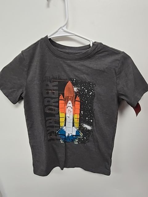 Grey Rocketship Cat & Jack Shirt, 6 B