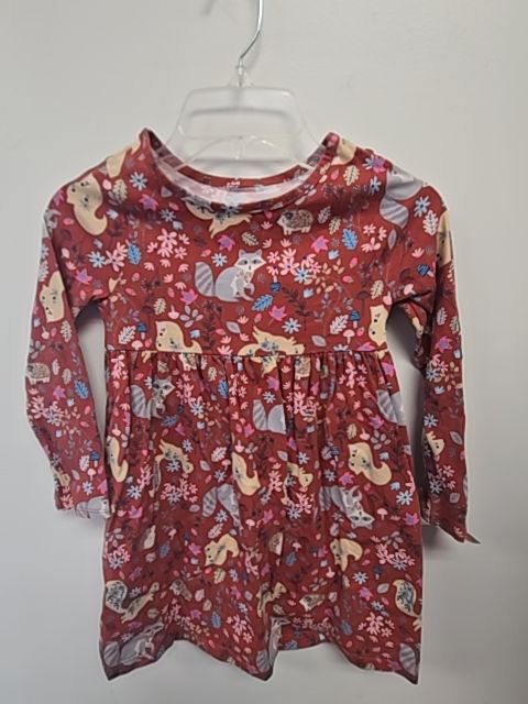 Red Animal Wonder Nation Dress, 5T G