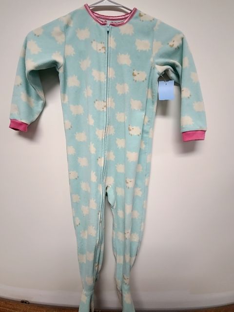 Blue/White/Pink Sheep Carters Sleeper, 3T G