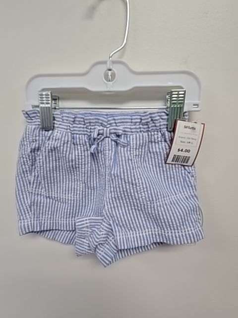 Blue/White Striped Old Navy Shorts, 6M G