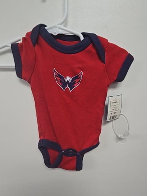 Red/Navy Squirt Squad Onesie, NB B
