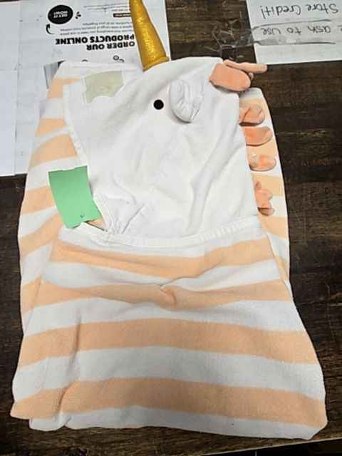 Pink/White Unicorn Pillowfort Hooded Towel