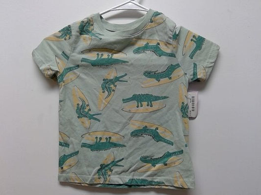 Green Old Navy Green Aligator shirt, 5T B