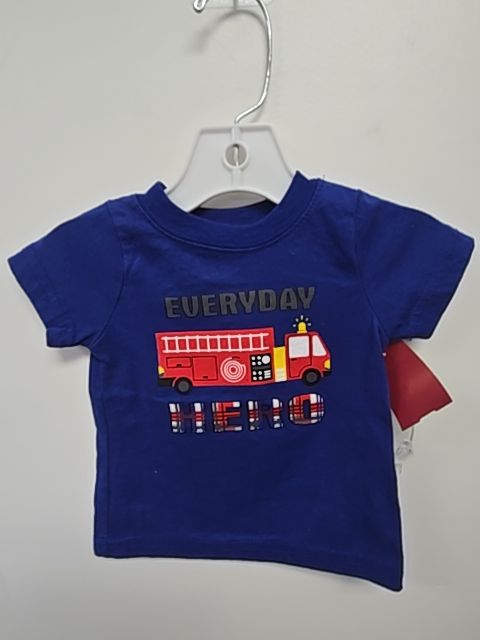 Blue Firetruck Swiggles Shirt, 3M B