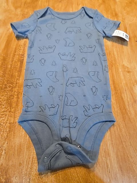 Blue Animal Carters Onesie, 2T B