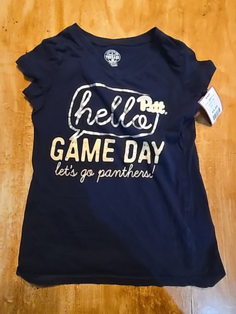 Navy/Yellow Pitt Shirt, 7 G