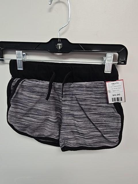Black/Grey Athletic Works Shorts, 6 G