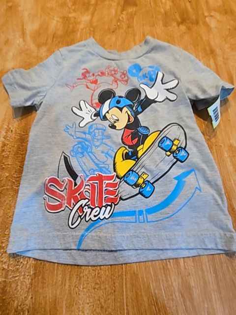 Grey Mickey Shirt, 4T B