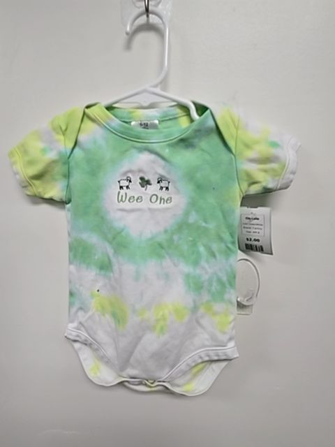 Green/White Carlino Onesie, 6M B