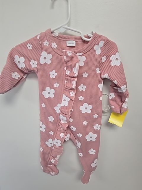 Pink/White Flower Boutique Sleeper, NB G