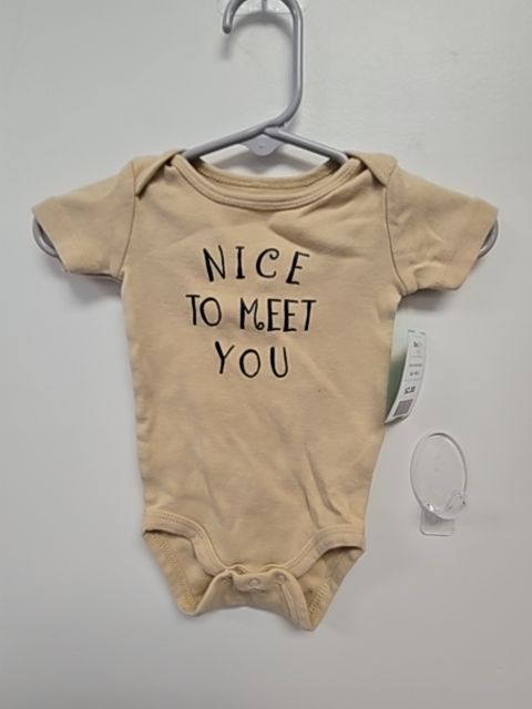 Tan Nice To Meet You Koala Baby Onesie, NB B