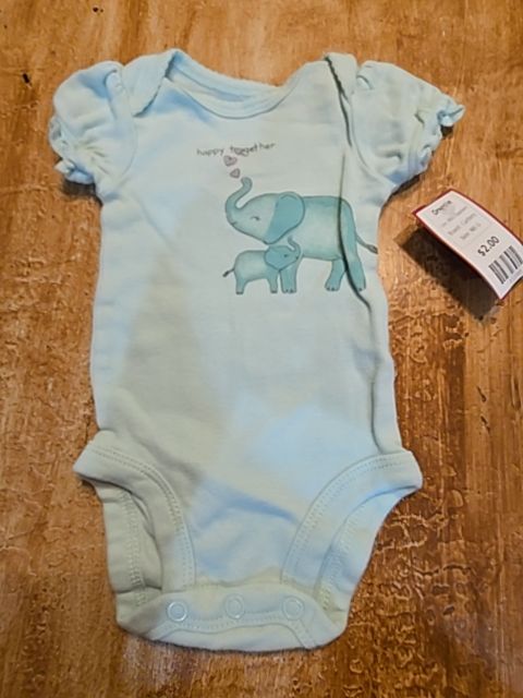 Blue Elephant Carters Onesie, NB G