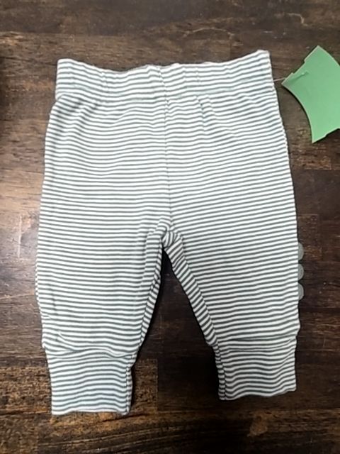 Green/White Striped Carters PAnts, 3M B
