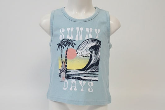 Blue Sunny Days Carters Tank Top, 18M B