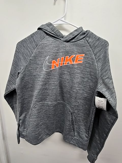 Grey/Orange Nike Hoodie, 14 B