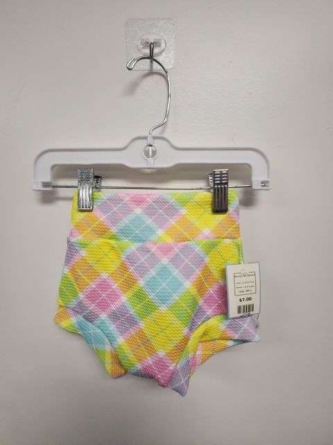 Colorful Plaid L & M Grace Bunny Tail Shorts, 9M G