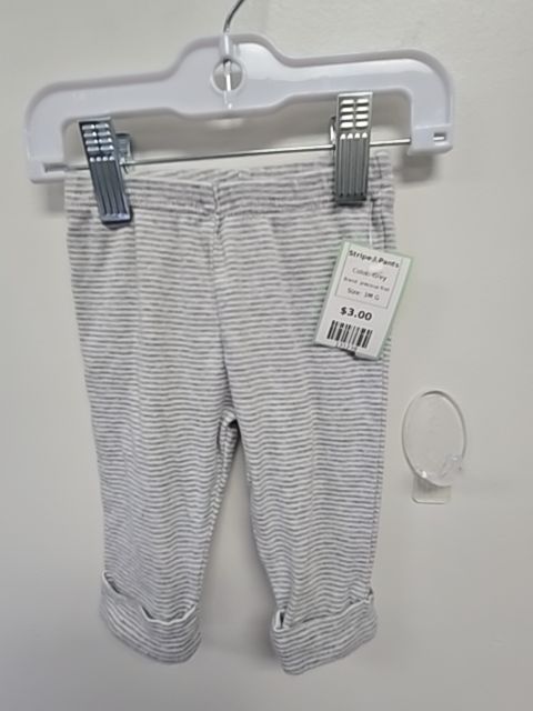 Grey precious first Striped Pants, 3M G