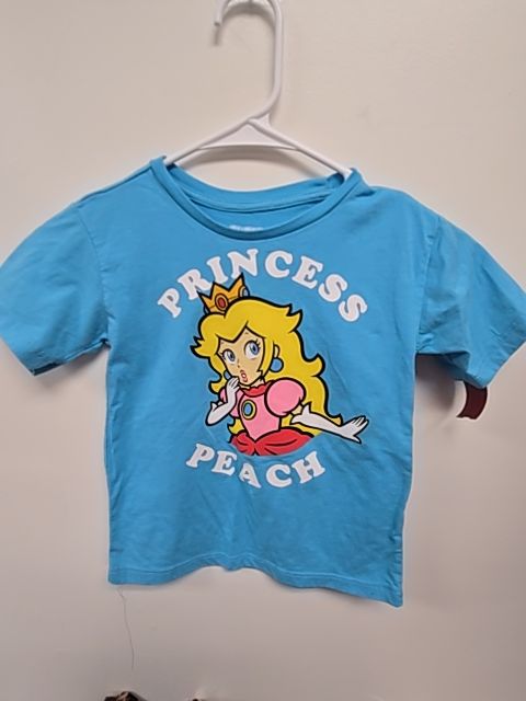 Blue Super Mario Shirt, 4T G