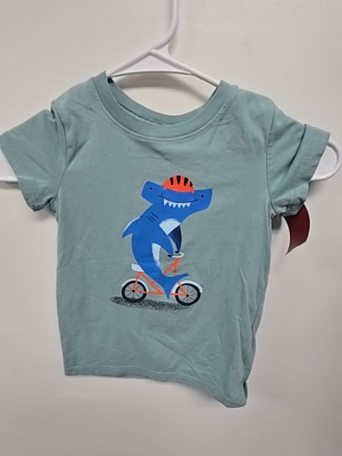 Blue Shark Cat & Jack Shirt, 2T B