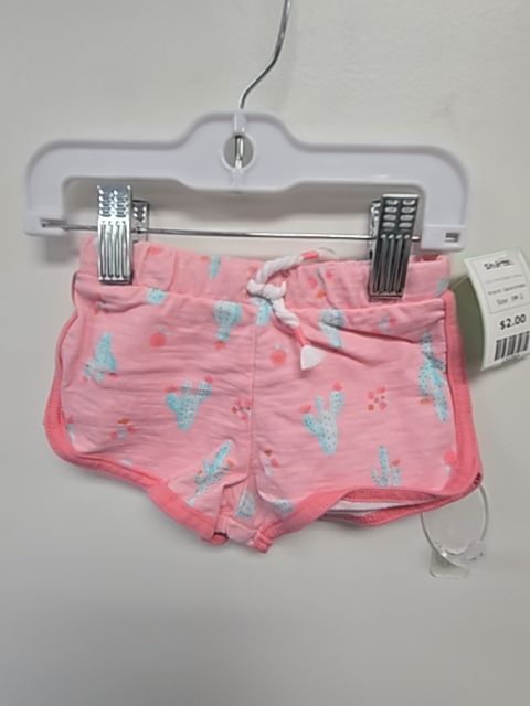 Pink/Green Cactus Garanimals Shorts, 3M G
